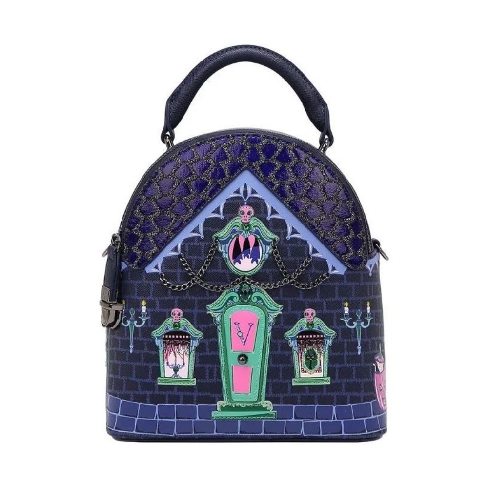 Vendula London Cat Dracula Haunted House Nova Mini Backpack NWT